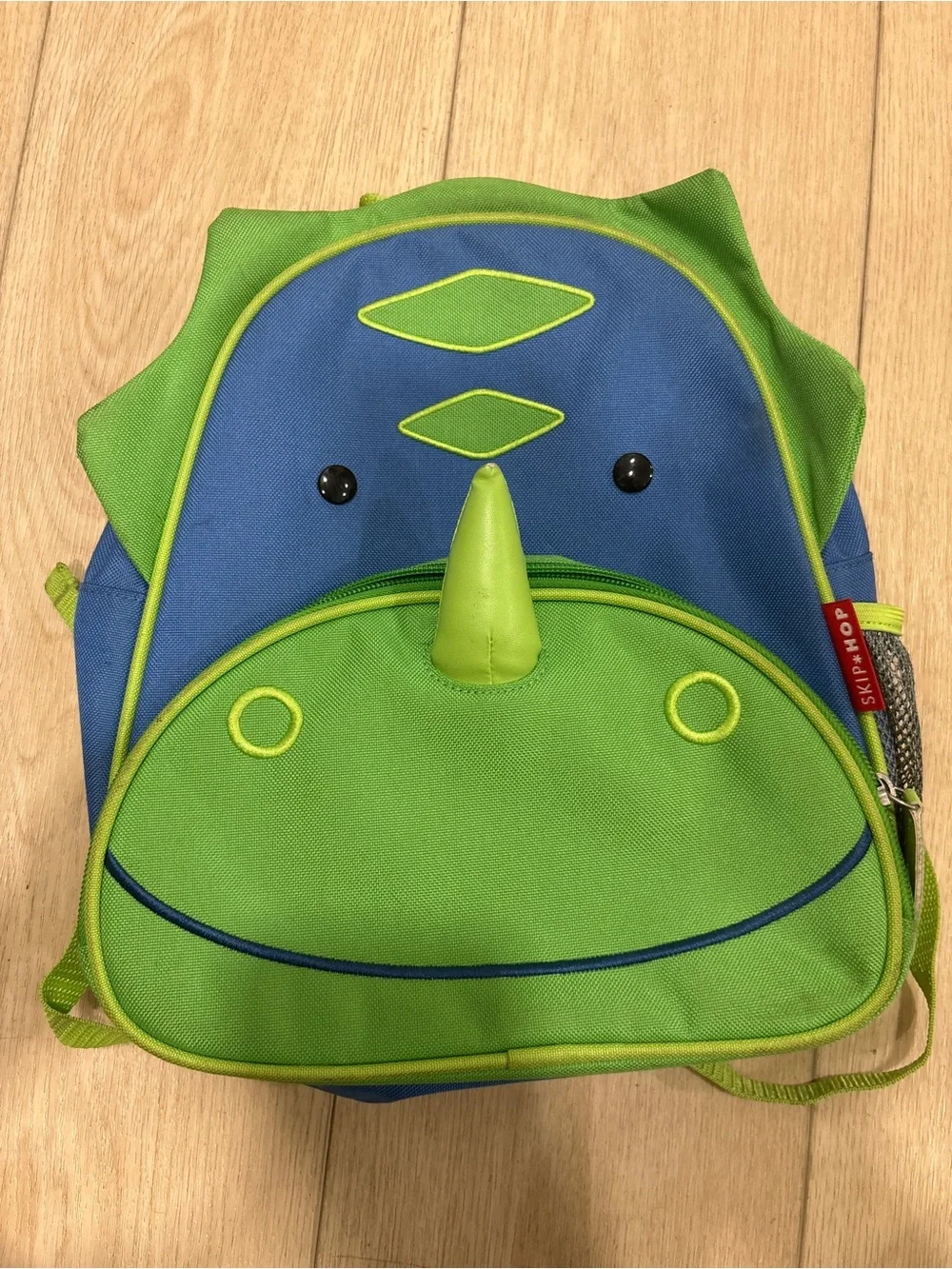Skip Hop Blue and Green Dinosaur Toddler Backpack